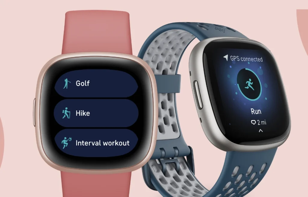 Fitbit Versa 4 interface