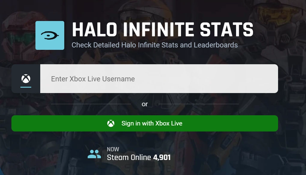 Halo Infinite Tracker