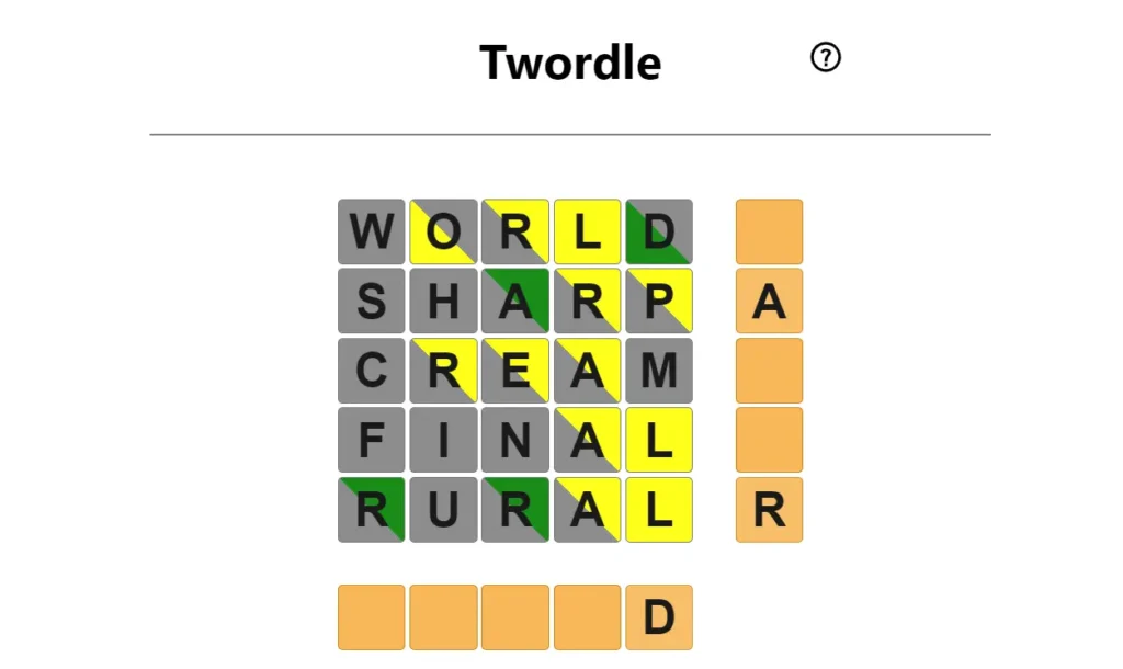 how to play Twordle