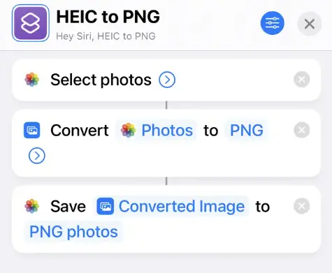 Save Converted HEIC to PNG