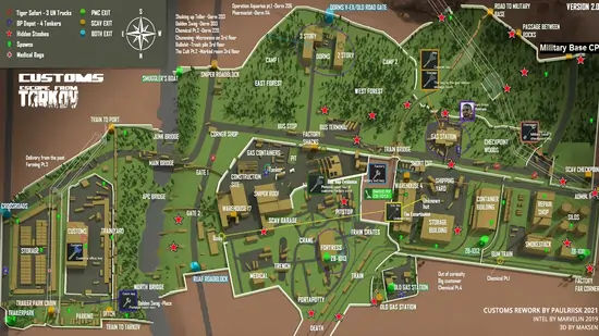map in Escape from Tarkov 