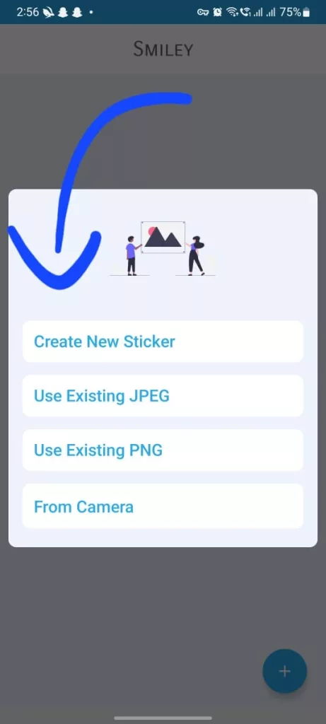 create new sticker