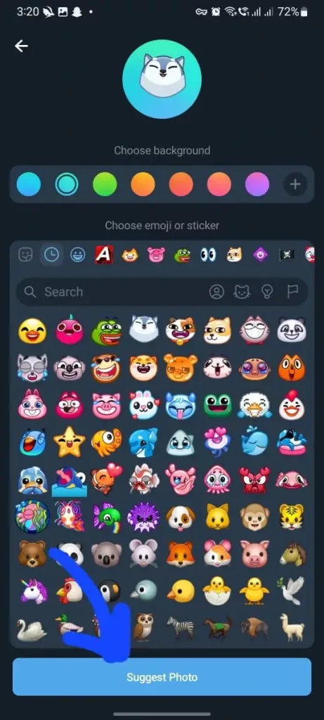 select any one emoji