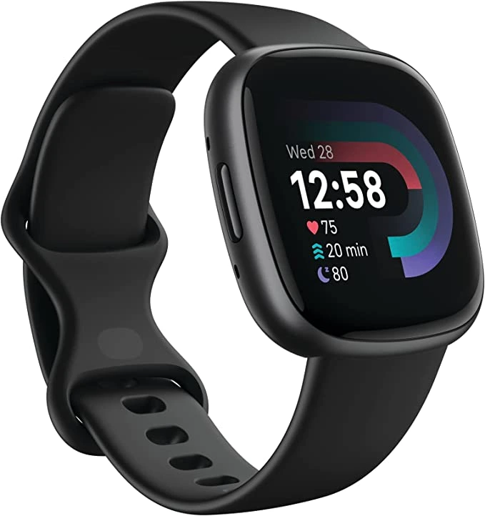 Fitbit Versa 4 - Black/Graphite Aluminum