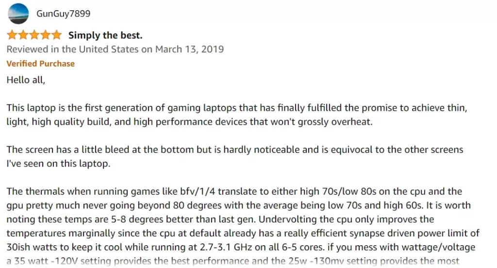 Razer Blade 15 2018 H2 user reviews and rating
