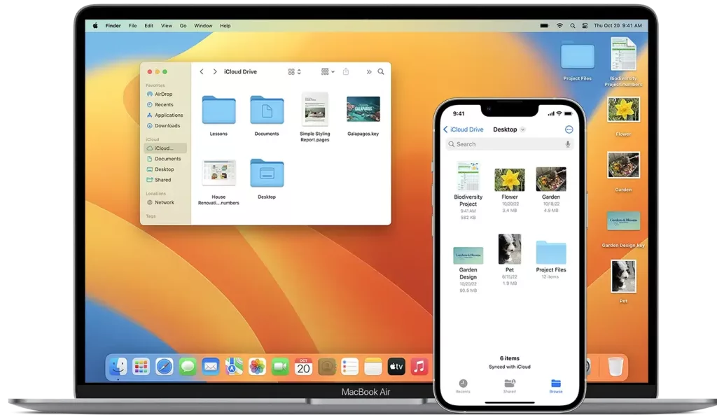 Transferring Files with iCloud Drive