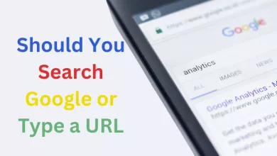 search google or type a url