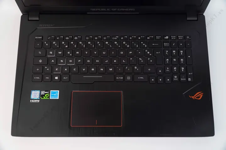 Asus Rog GL753 touchpad & keyboard