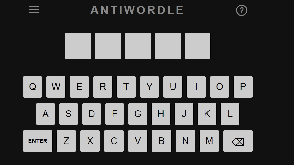 What is Antiwordle