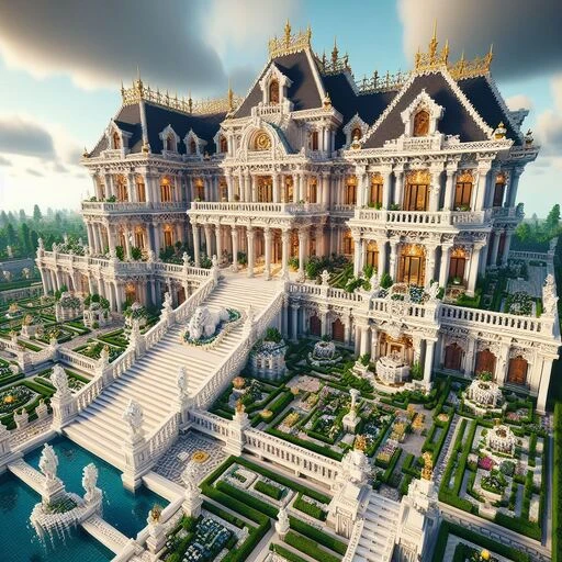 Minecraft Luxurious Mansion idea