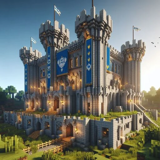 Medieval Castle in Minecraft