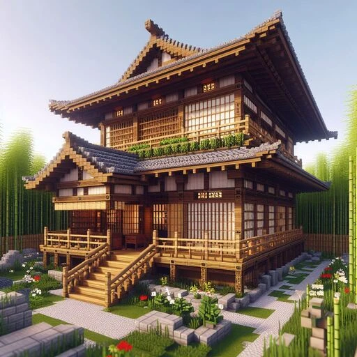 Traditional Japanese House for Minecraft