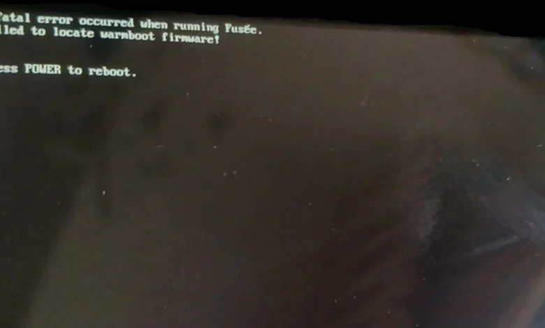 How to Fix A fatal error occurred when running fusee
