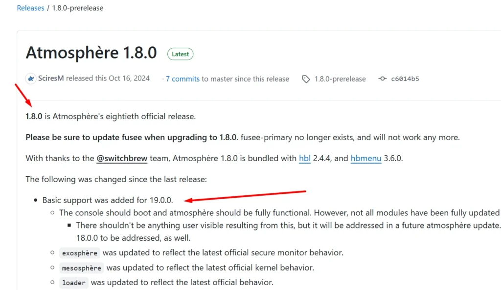 a fatal error occurred when running fusee - updated atmosphere file